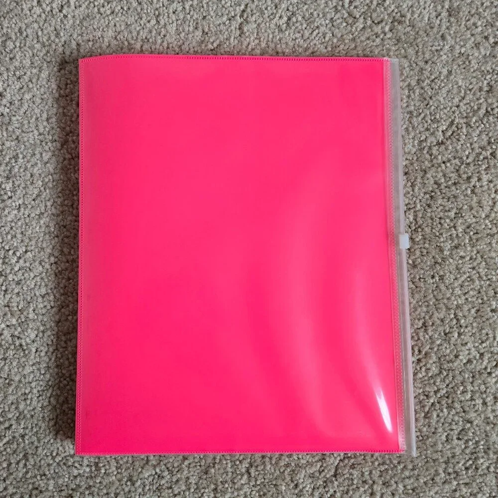 Bright pink Notebook/ folders bundle set